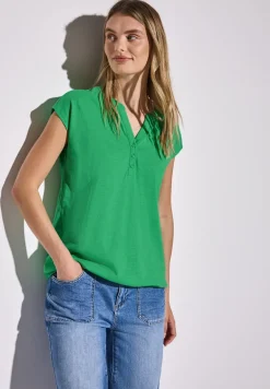 Jersey Shirt im Tunika-Look