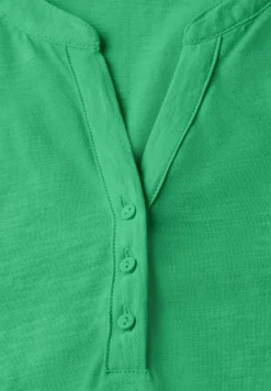 Jersey Shirt im Tunika-Look