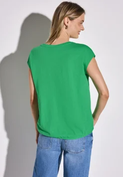 Jersey Shirt im Tunika-Look