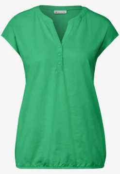 Jersey Shirt im Tunika-Look