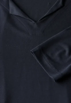 Jersey Shirt im Tunika-Look