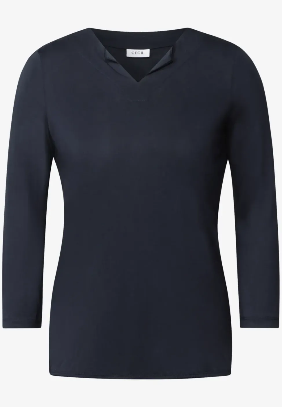 Jersey Shirt im Tunika-Look