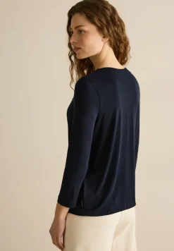 Jersey Shirt im Tunika-Look