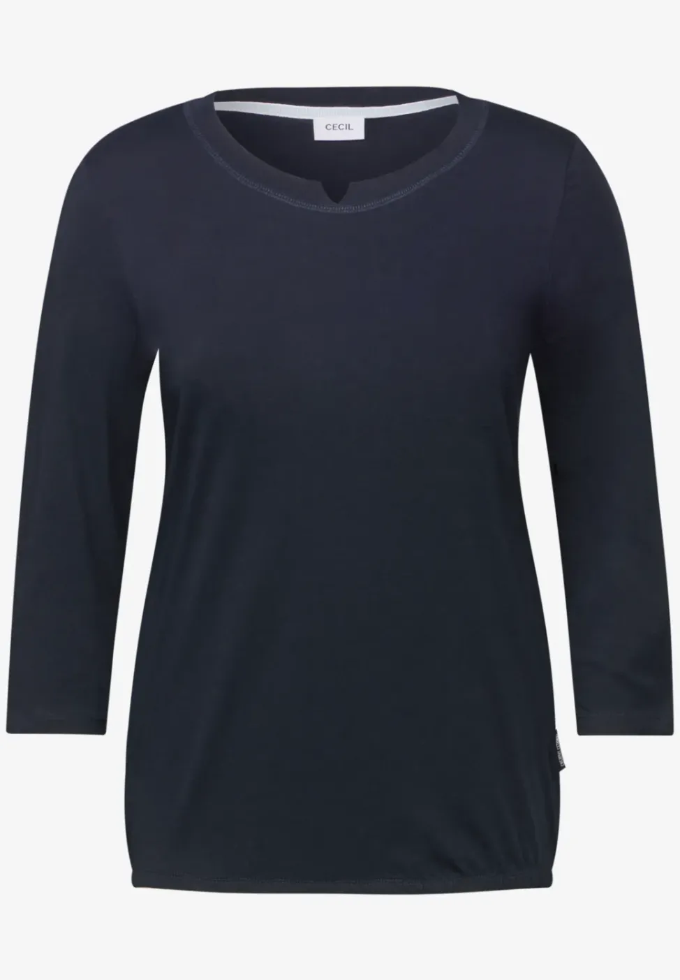 Jersey Shirt im Tunika-Look