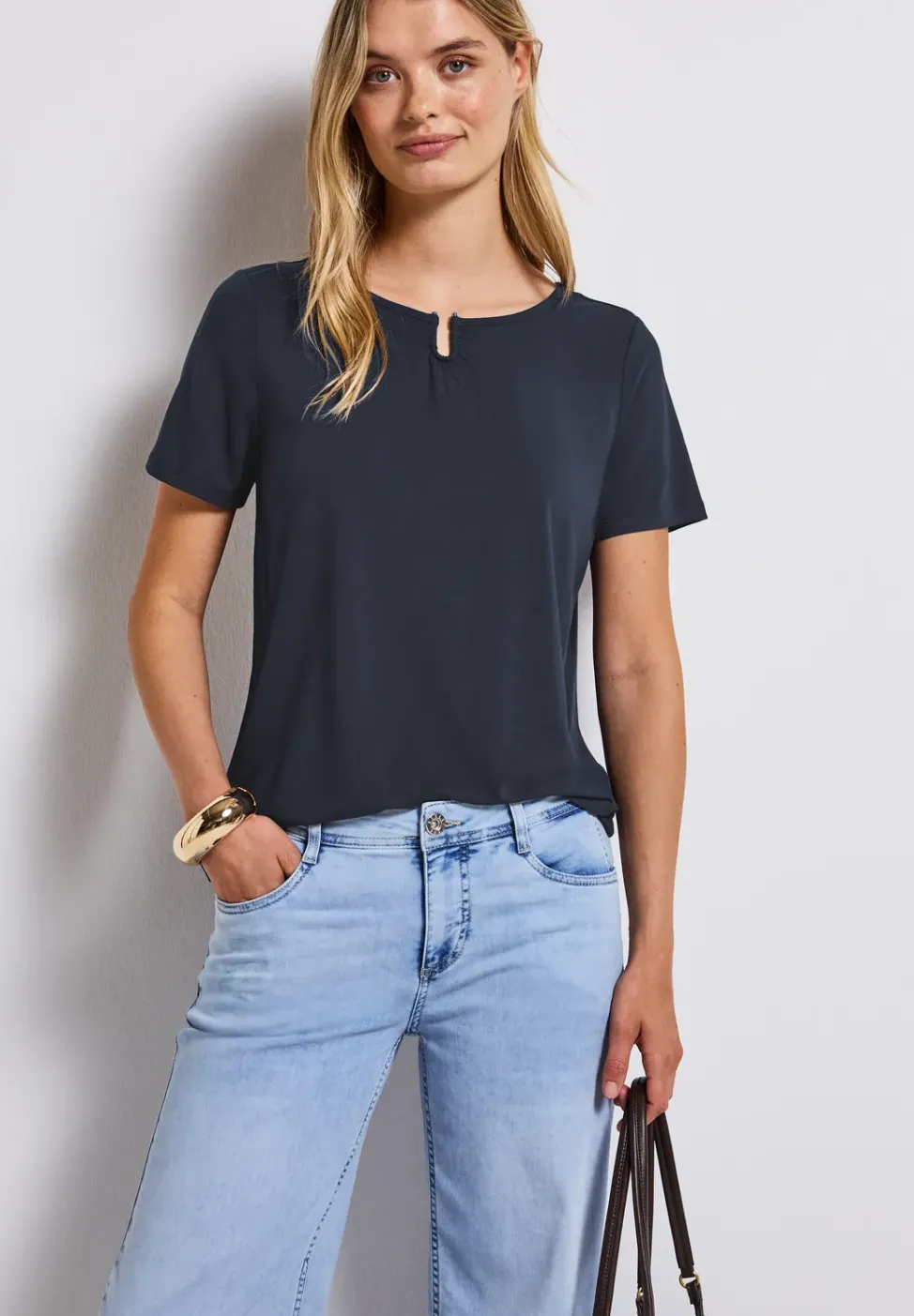 Jersey-Shirt mit Cut-Out