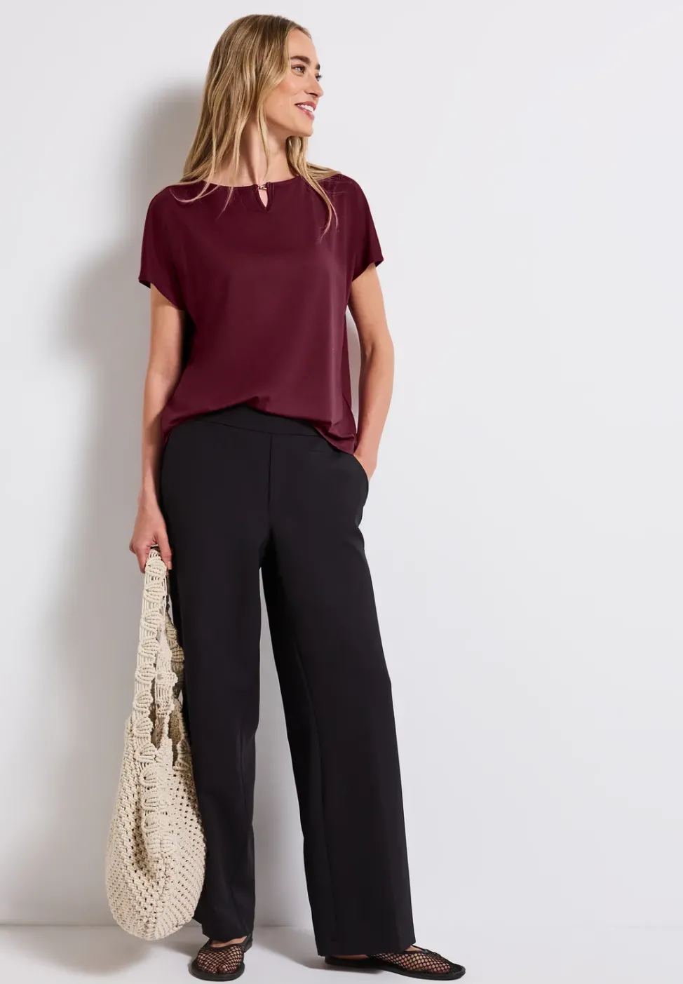 Jersey-Shirt mit Cut-Out