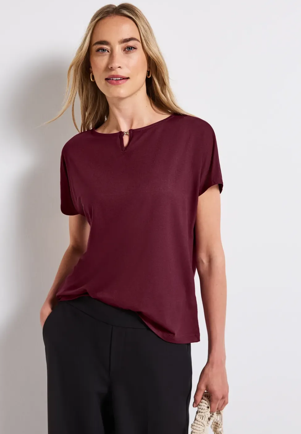 Jersey-Shirt mit Cut-Out