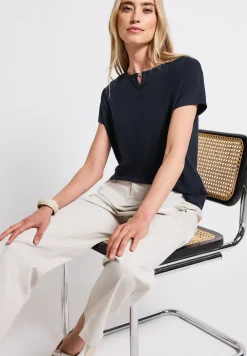 Jersey-Shirt mit Cut-Out