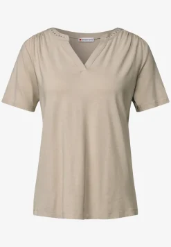 Jersey-Shirt mit Nieten