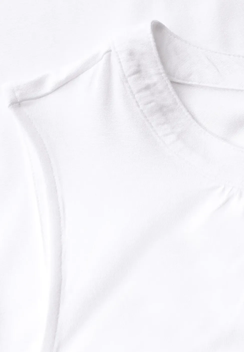 Jersey-Top mit Raffung