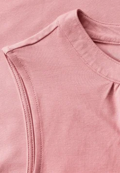 Jersey-Top mit Raffung