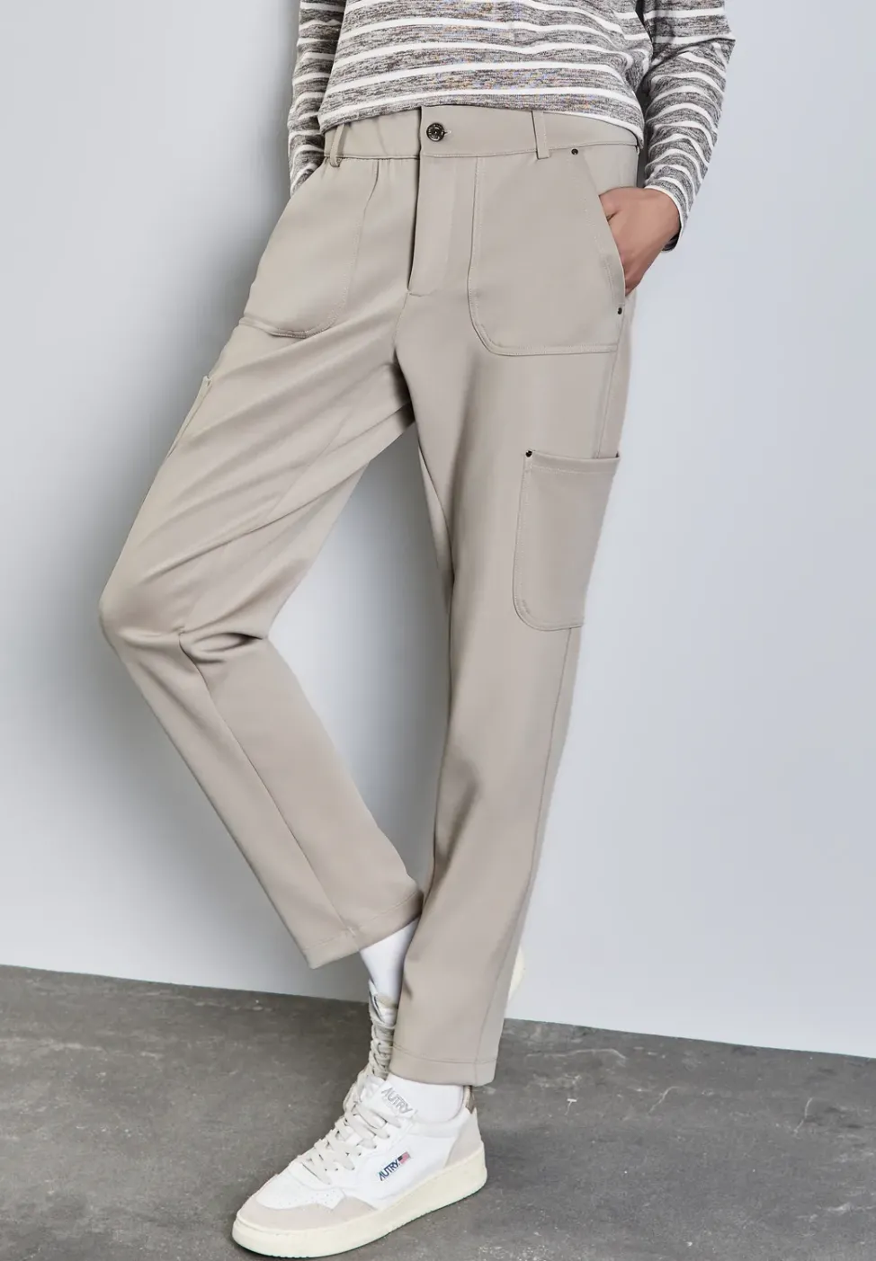 Jersey Twill Cargo-Hose