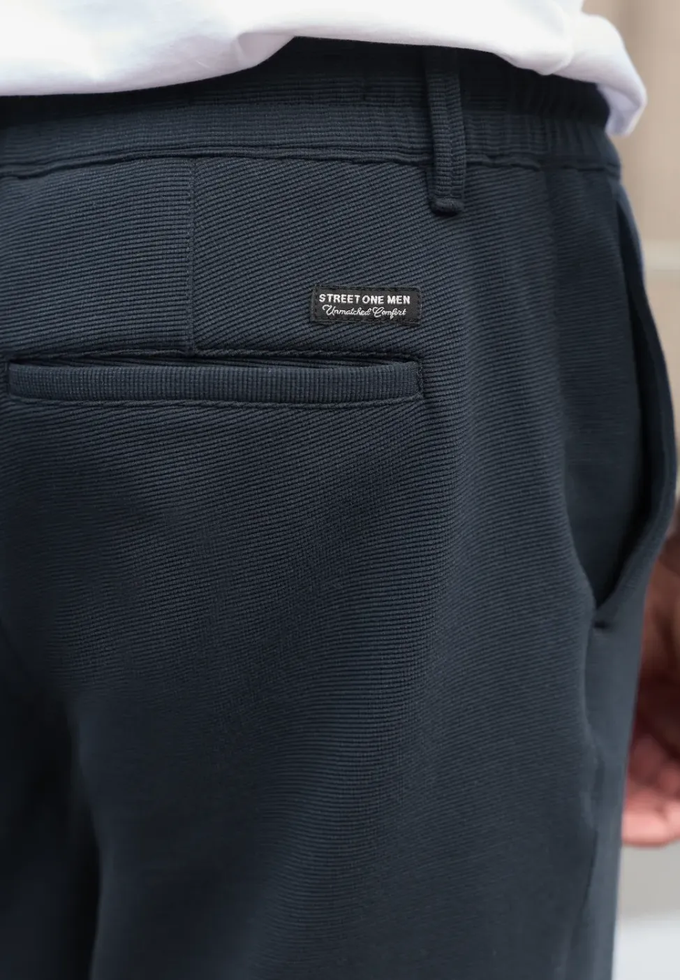 Jogg Chino Shorts aus Jersey mit Flexbund