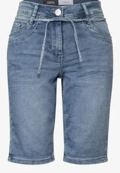 Jogg Shorts im Denim Look