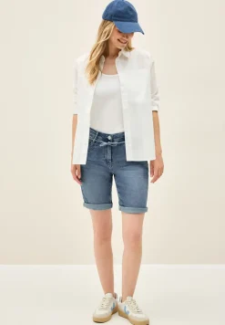 Jogg Shorts im Denim Look