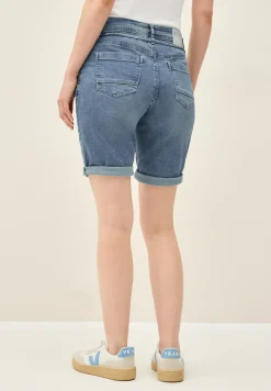 Jogg Shorts im Denim Look