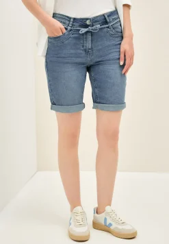 Jogg Shorts im Denim Look