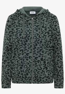 Kapuzenjacke mit Leo-Muster
