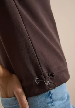 Kapuzenjacke mit seitlichen Tunnelzügen