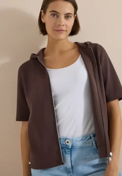Kapuzenjacke mit seitlichen Tunnelzügen