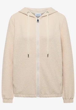 Kapuzenjacke mit Struktur