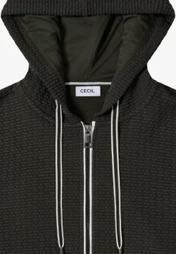 Kapuzenjacke mit Struktur