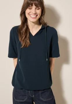 Kapuzenpullover mit Struktur