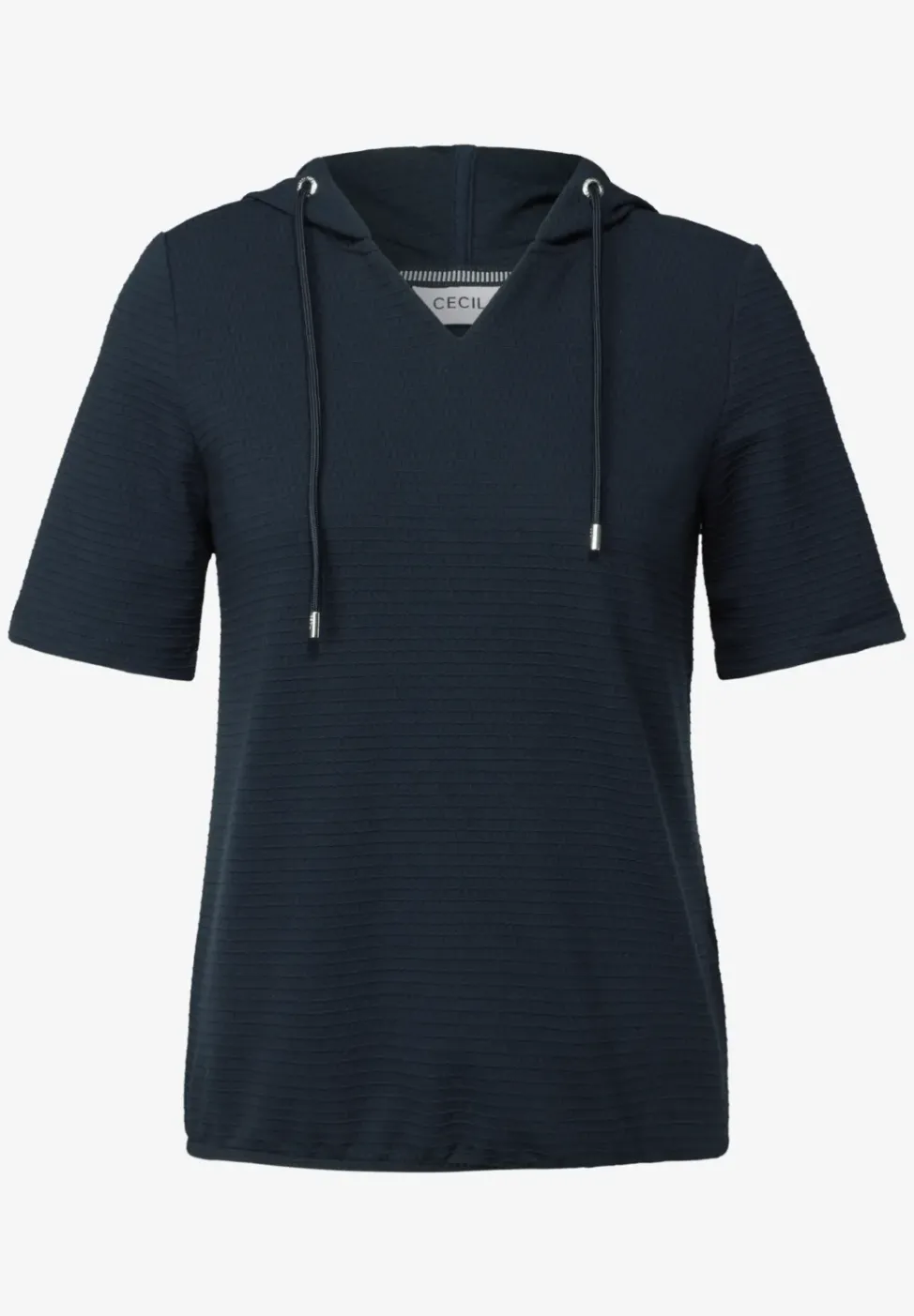 Kapuzenpullover mit Struktur