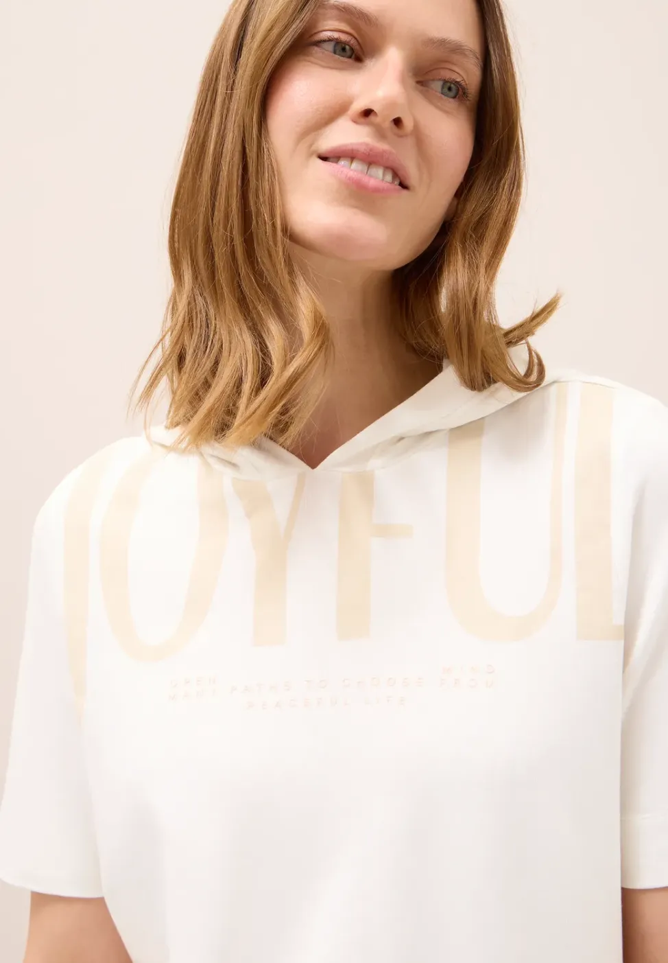 Kapuzenshirt mit Wording