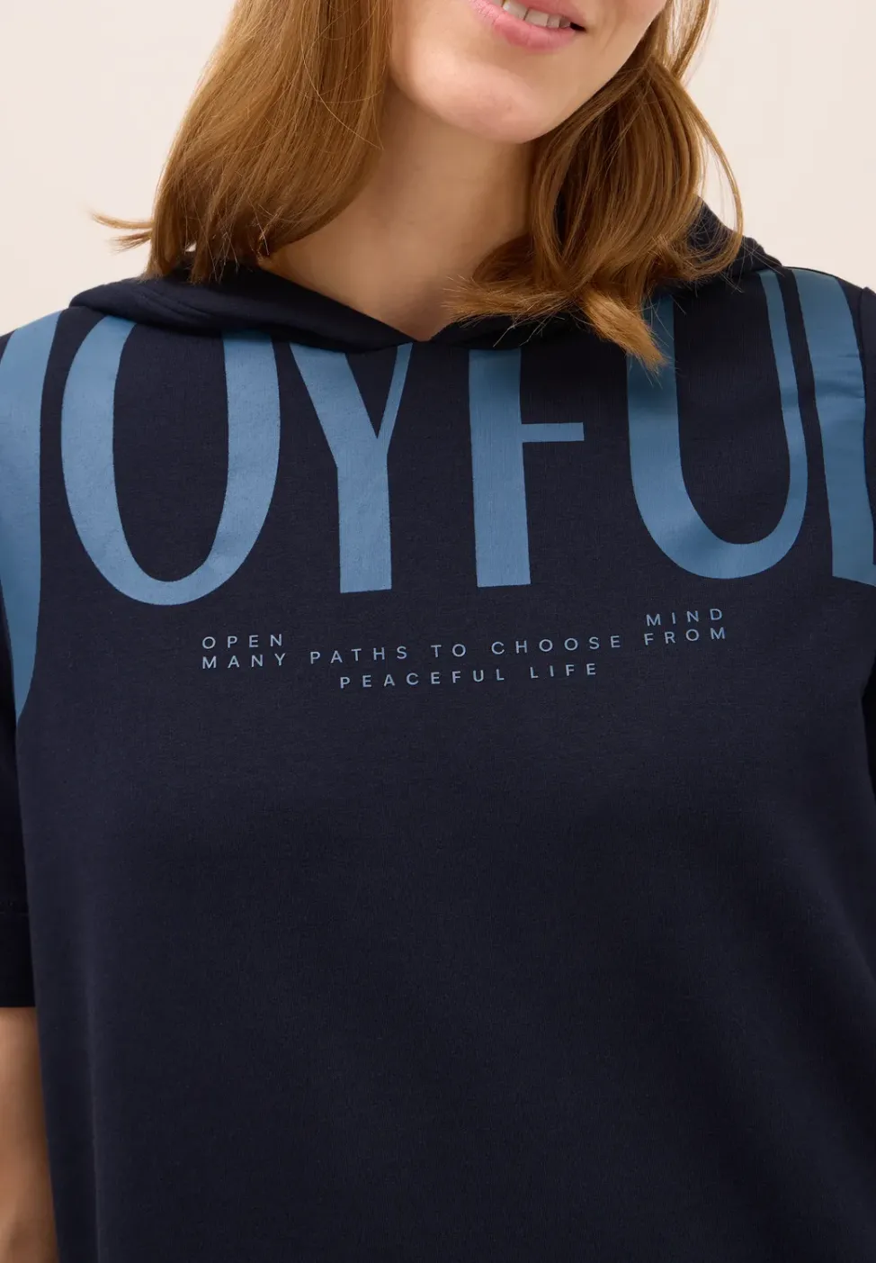 Kapuzenshirt mit Wording