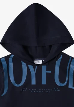 Kapuzenshirt mit Wording