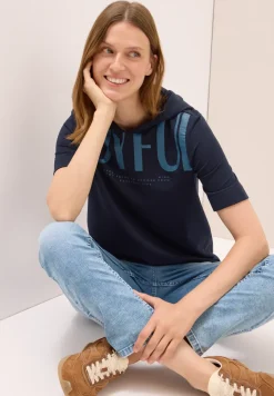 Kapuzenshirt mit Wording