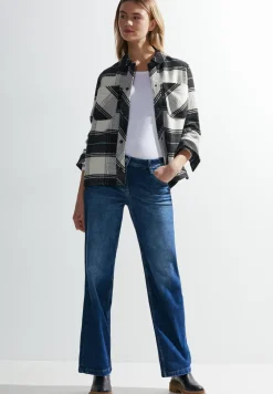 Karierte Übergangsjacke