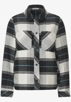 Karierte Übergangsjacke