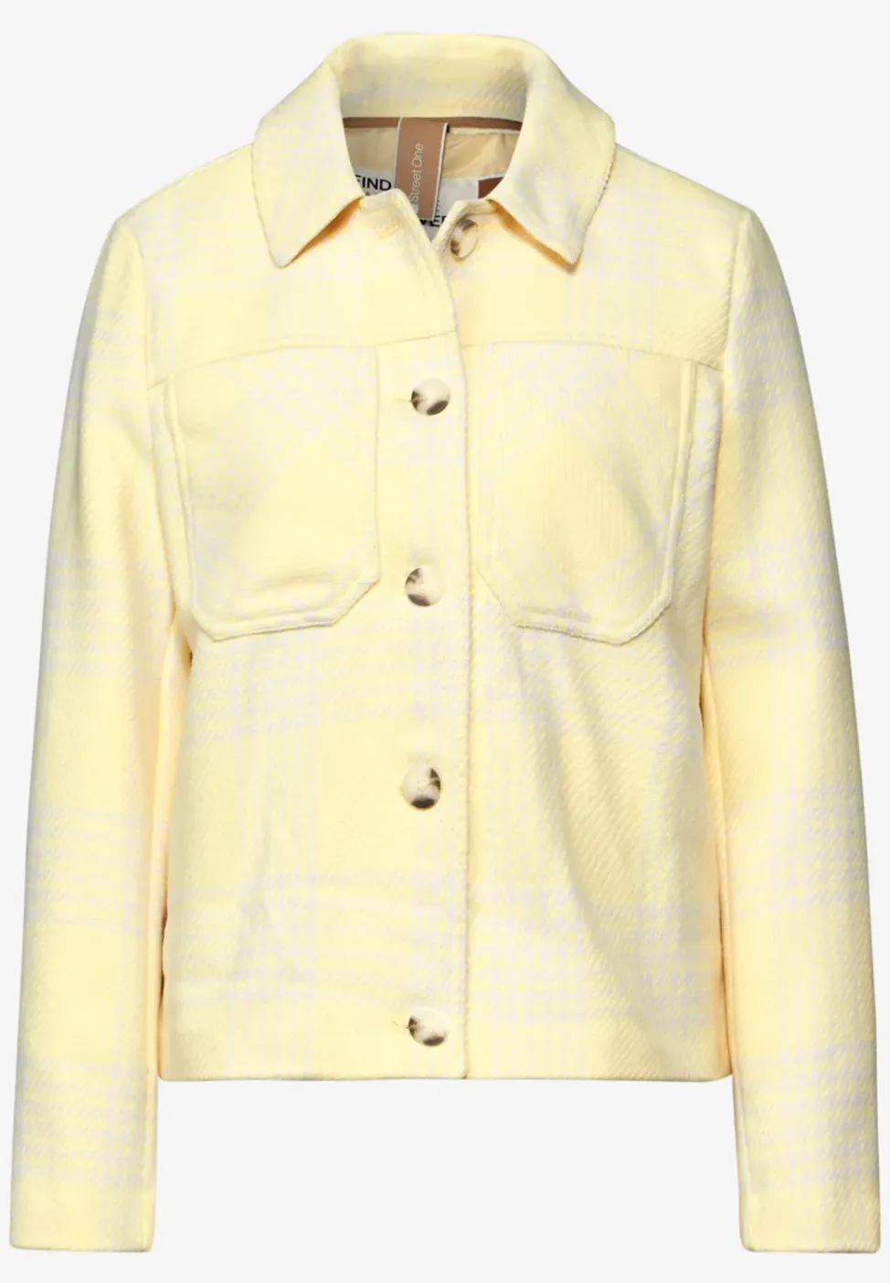 Karierte Jacke