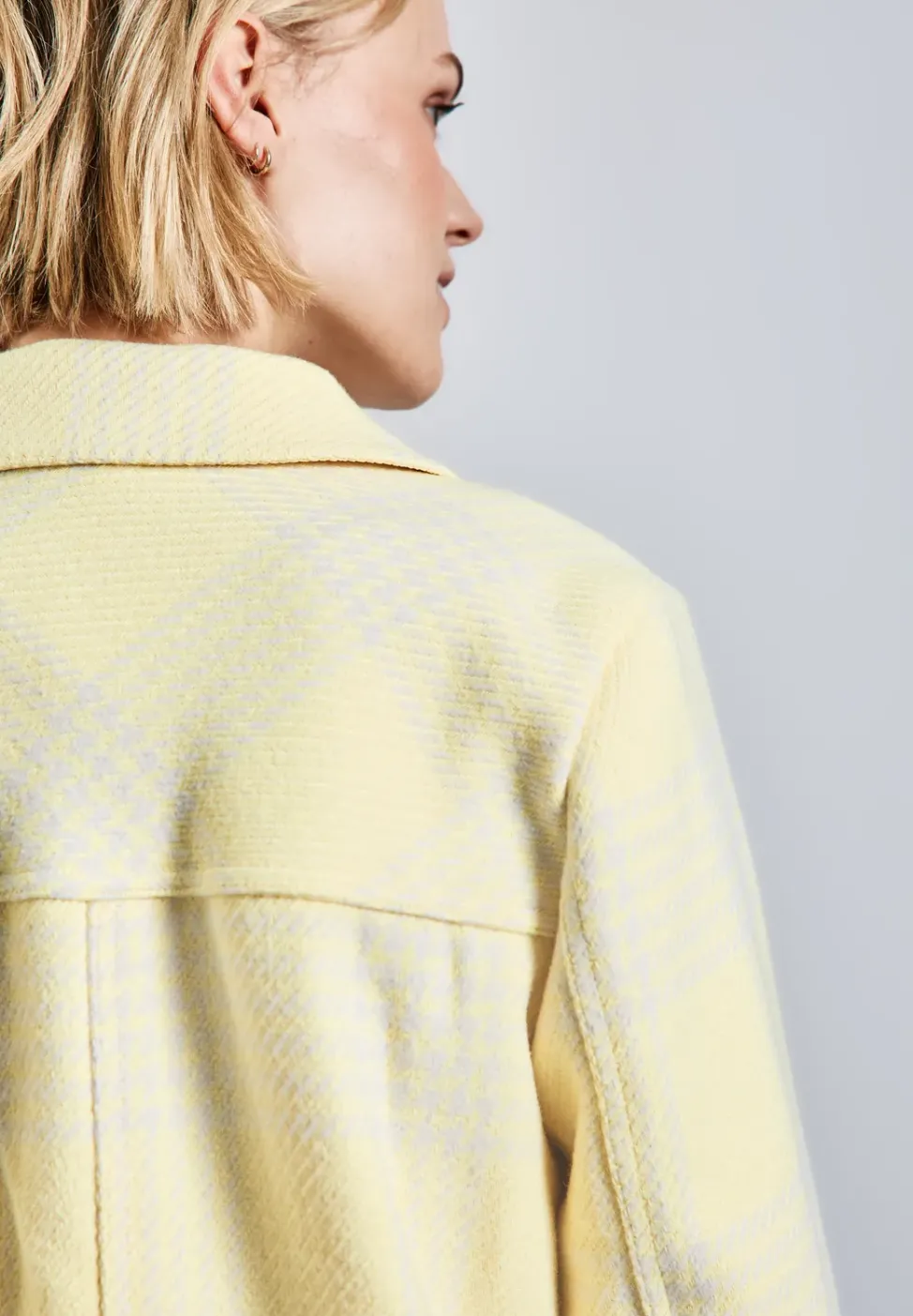 Karierte Jacke