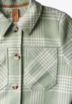 Karierte Jacke