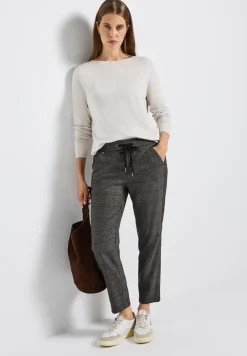 Karierte Loose Fit Hose