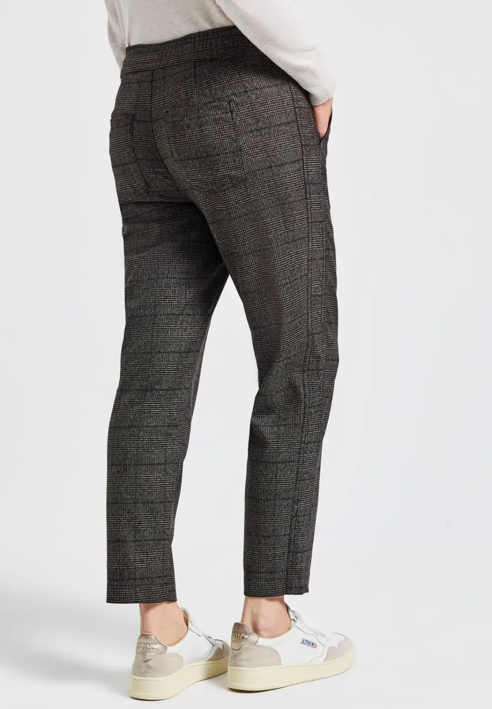 Karierte Loose Fit Hose