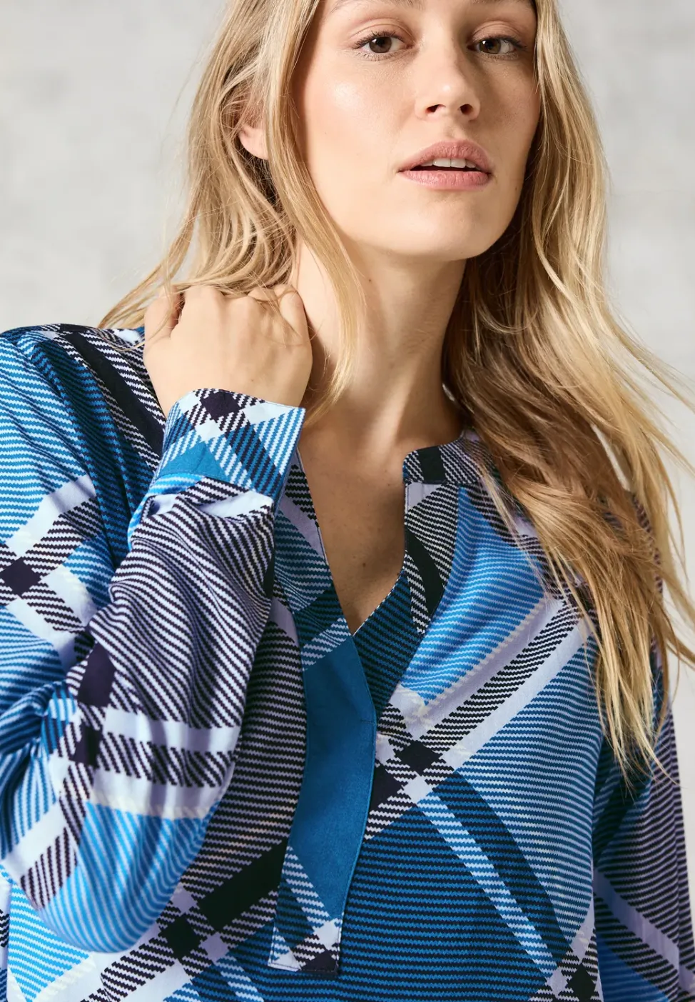 Karierte Bluse
