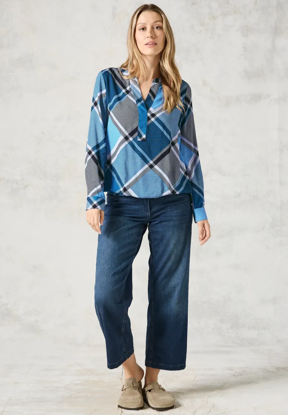Karierte Bluse