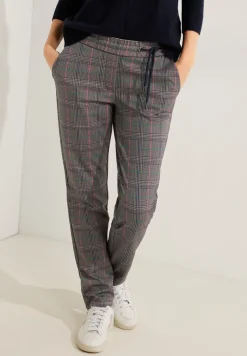 Karierte Casual Fit Hose