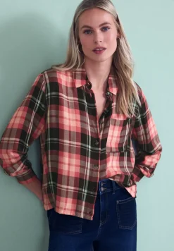 Karierte Hemdbluse