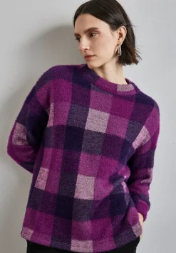 Kariertes Turtleneck Shirt