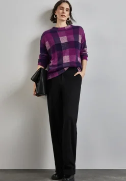 Kariertes Turtleneck Shirt