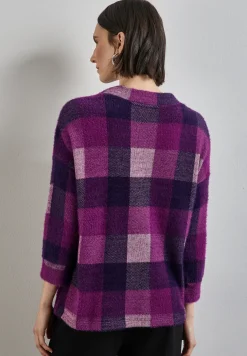 Kariertes Turtleneck Shirt