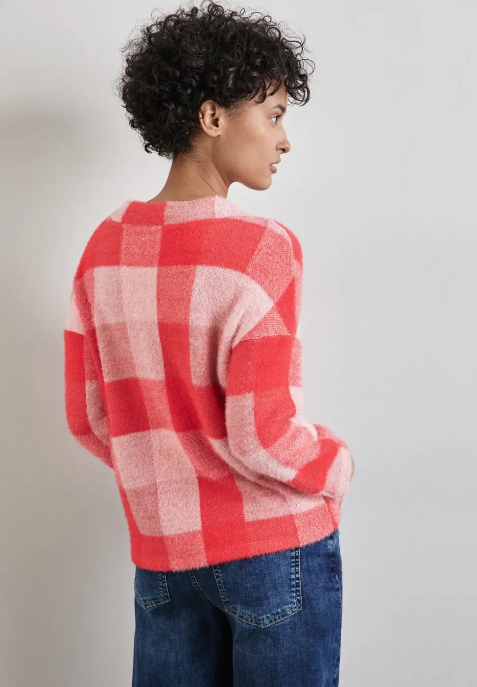 Kariertes Turtleneck Shirt