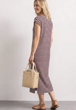 Kleid in Strick-Optik