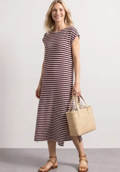Kleid in Strick-Optik