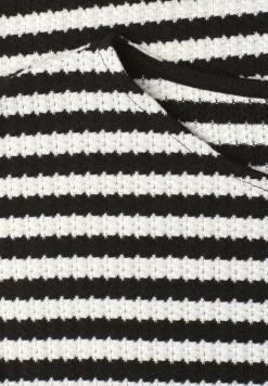 Kleid in Strick-Optik